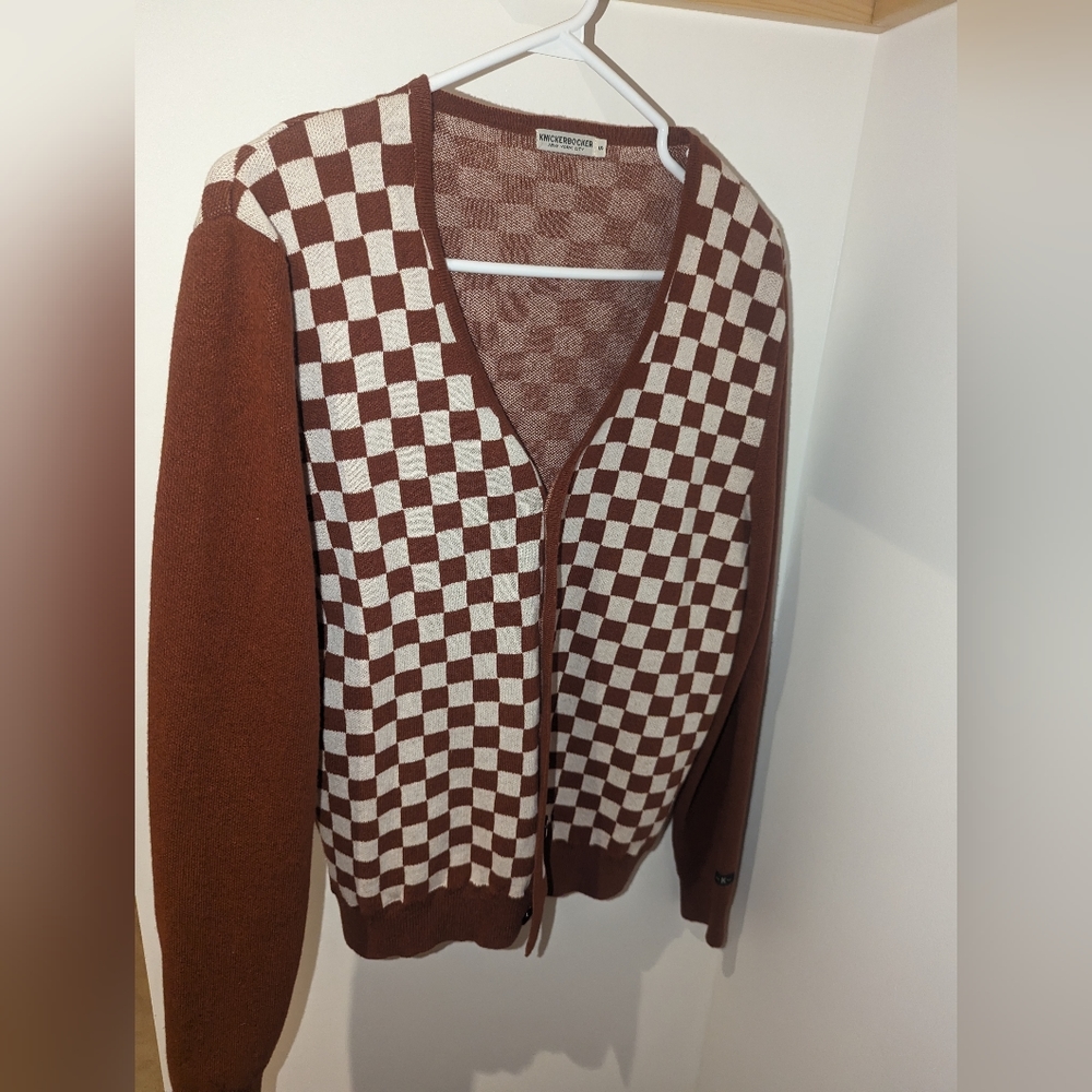 Checkered Cardigan - Picture 2 of 2